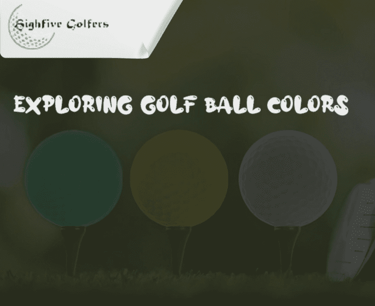 Best Golf Ball Colors for fall