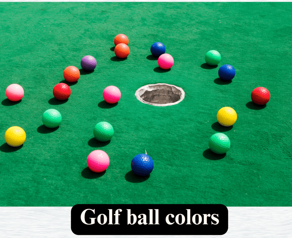 Golf Ball Colors