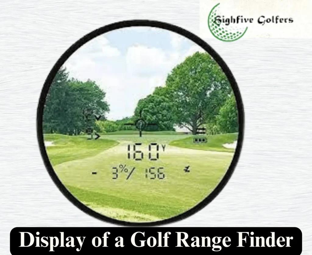 Display of Golf Rangefinder