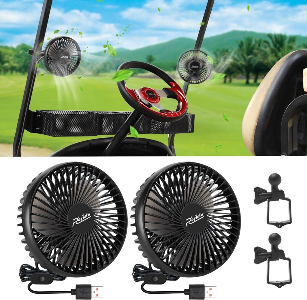 Roykaw Golf Cart fan