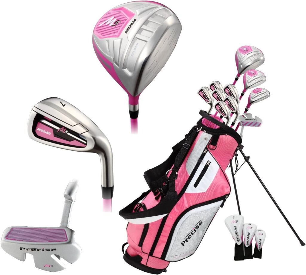 Top Line Ladies Pink Right Handed M5 Golf Club Set