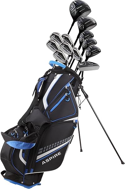 19 Piece Men's Complete Golf Club Package Set