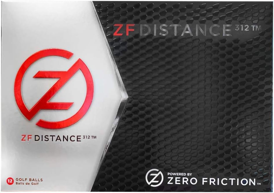 Zero Friction Distance 312 Golf Balls